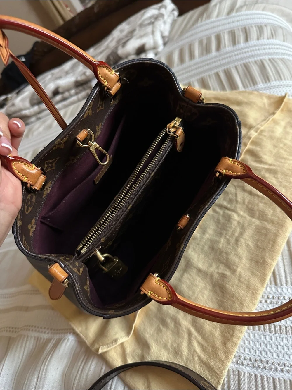 Louis Vuitton Monogram Canvas Shoulder Bag comes with Dust Bag